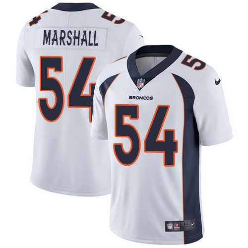 Nike Denver Broncos #54 Brandon Marshall White NFL Vapor Untouchable Limited Jersey,We sell and wholesale Nike Denver Broncos #54 Brandon Marshall White NFL Vapor Untouchable Limited Jersey on line form chian!